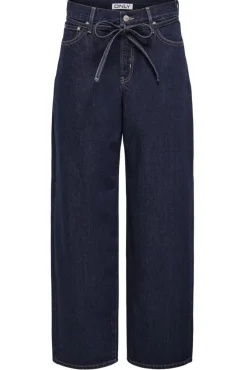 Online Only Onlgianna Straight Dot630 4889930 Dark Blue Denim Rinse