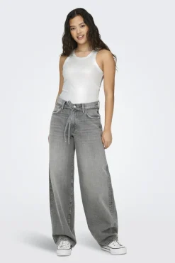 Discount Only Onlgianna Straight Jeans Dot757 4645300 Medium Grey Denim