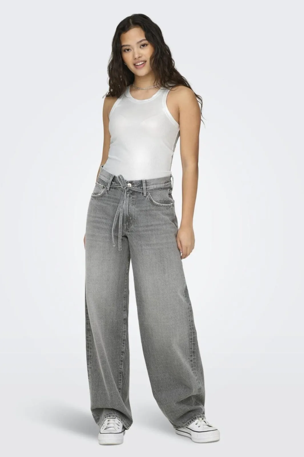 Discount Only Onlgianna Straight Jeans Dot757 4645300 Medium Grey Denim