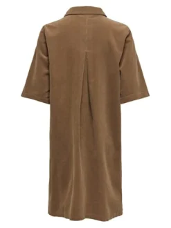 Best Only Onlgry-Nessa S/S Cord Dress 4854608 Toasted Coconut