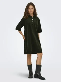 Outlet Only Onlgry-Nessa S/S Cord Dress 4892759 Rosin