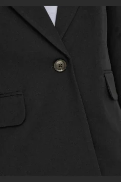 New Only Onlhattie-Lana L/S Overs Mel Blazer Tlr 4757822 Black