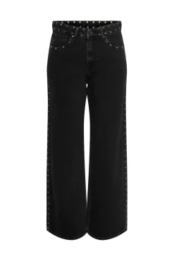 New Only Onlhope Studded Wide Tai 4926933 Washed Black
