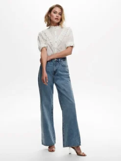 Clearance Only Onlhope Wide Rea345 3562394 Light Blue Denim