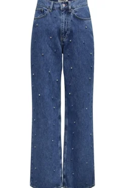Best Only Onlhope Wide Rhinestone 4364437 Medium Blue Denim