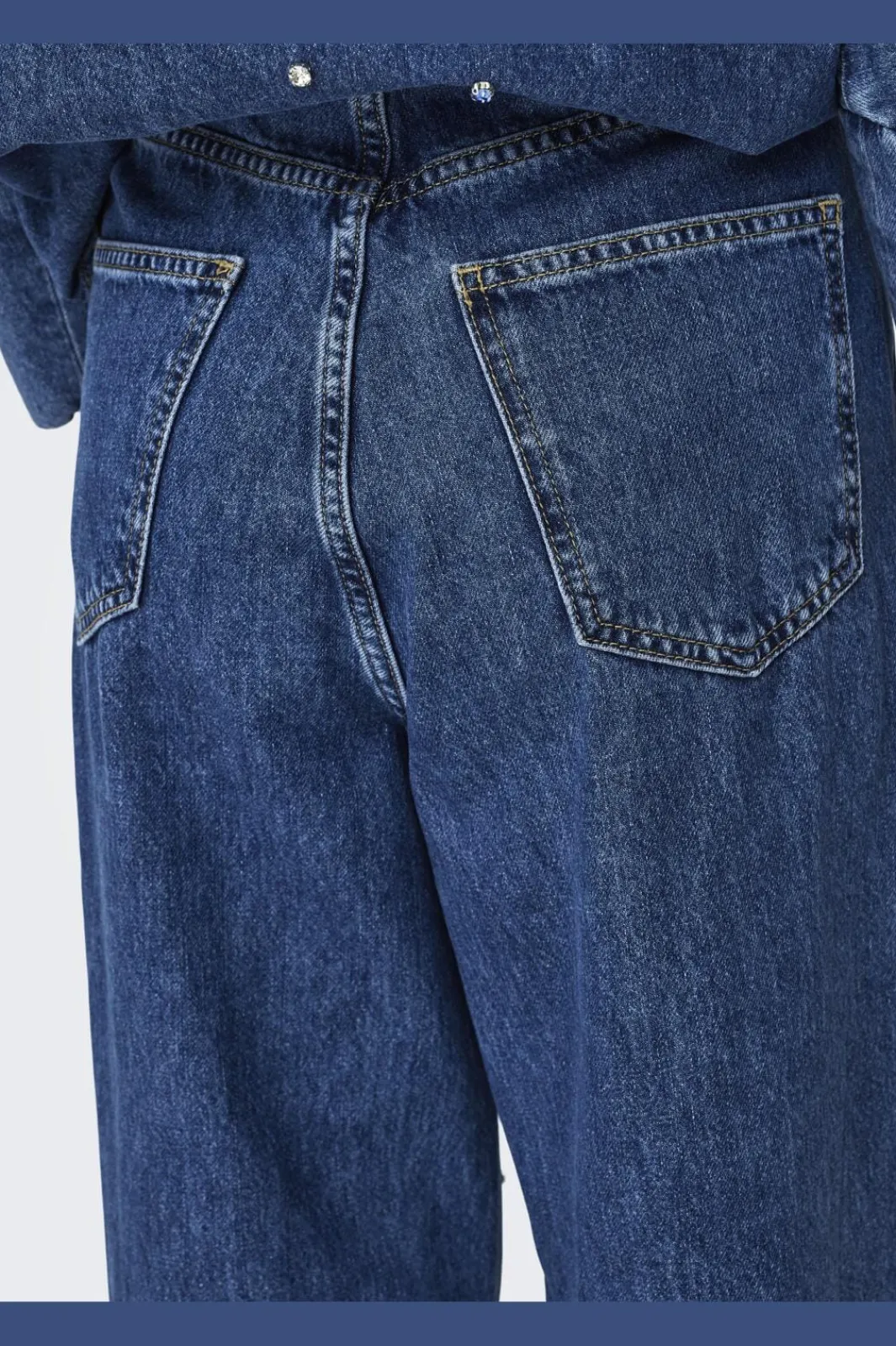 Best Only Onlhope Wide Rhinestone 4364437 Medium Blue Denim