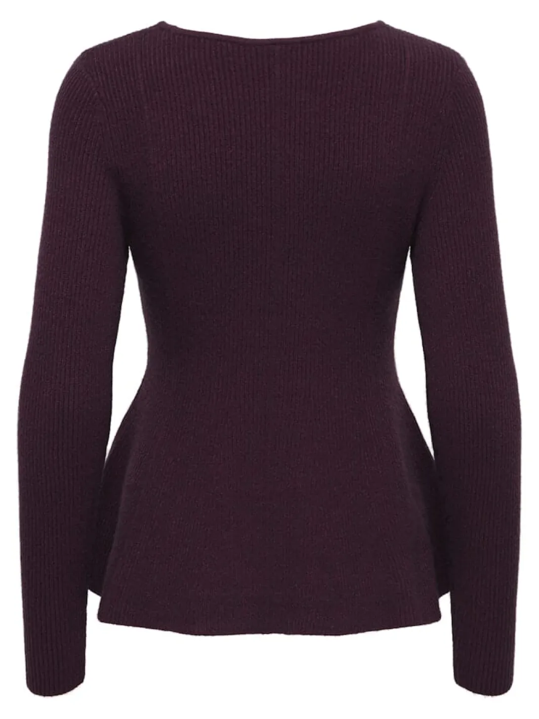 Discount Only Onlibi Life Ls V-Neck Rib Peplum Cc Knt 5021071 Port Royale