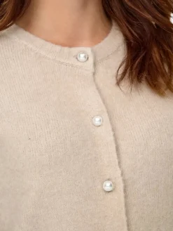 Hot Only Onlisabella L/S Cardigan Knt 4901813 Pumice Stone Melange