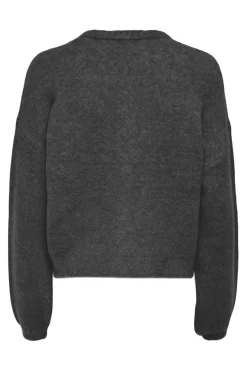 Sale Only Onlisabella L/S Cardigan Knt 4889554 Dark Grey Melange Melange