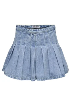 Only Onljean Pleat Skirt 4858010 Medium Blue Denim