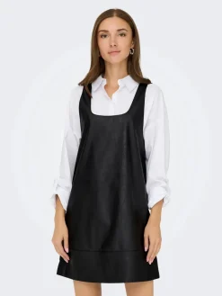 Sale Only Onljosie Faux Leather Dress Cc 4775725 Black