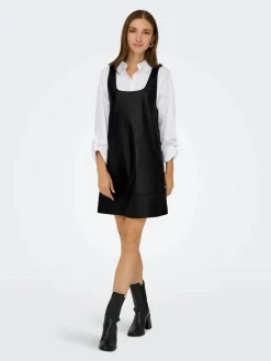Sale Only Onljosie Faux Leather Dress Cc 4775725 Black