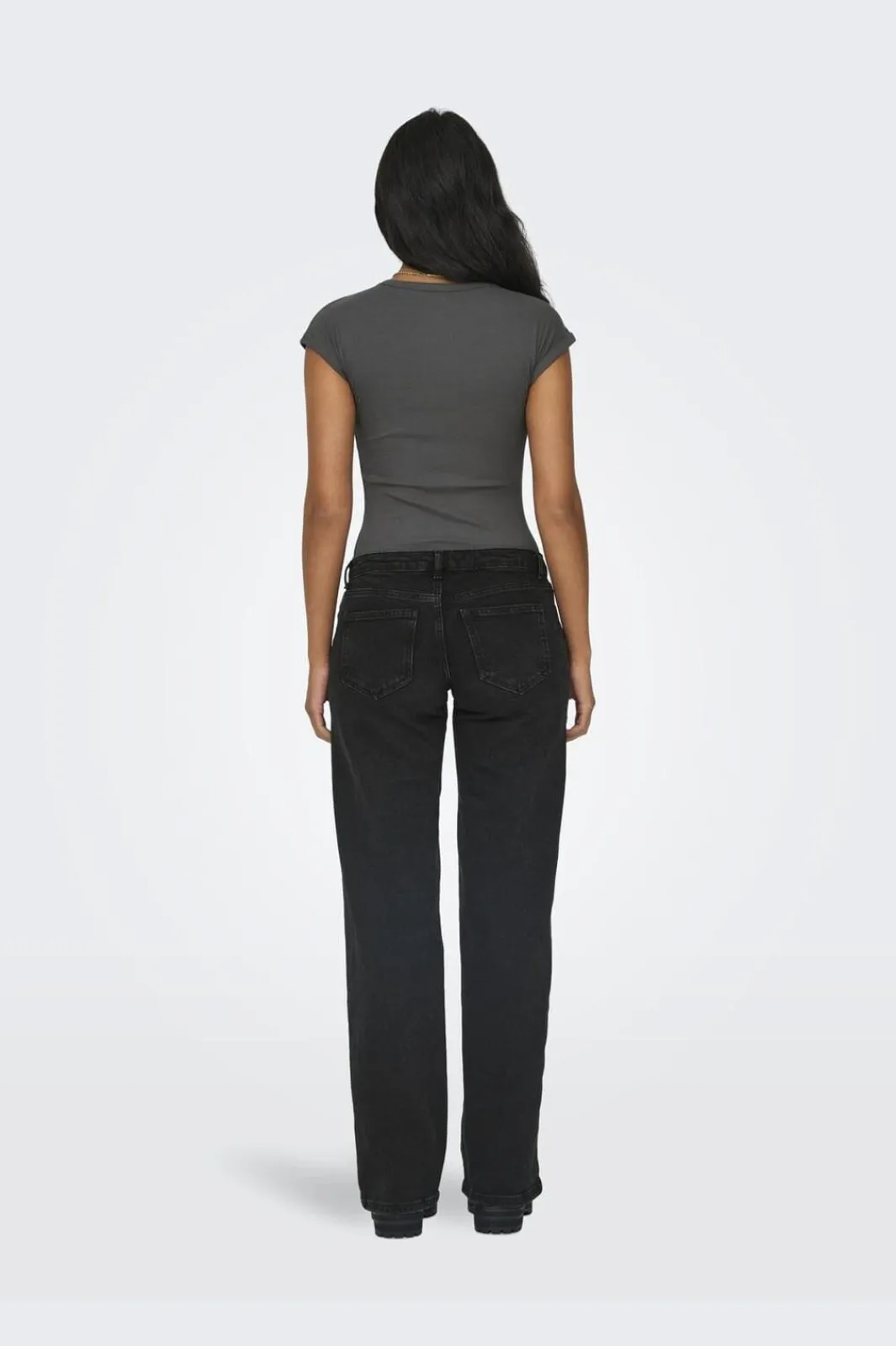 Sale Only Onljuicy Lw Wide Leg Rea1099 4597585 Washed Black