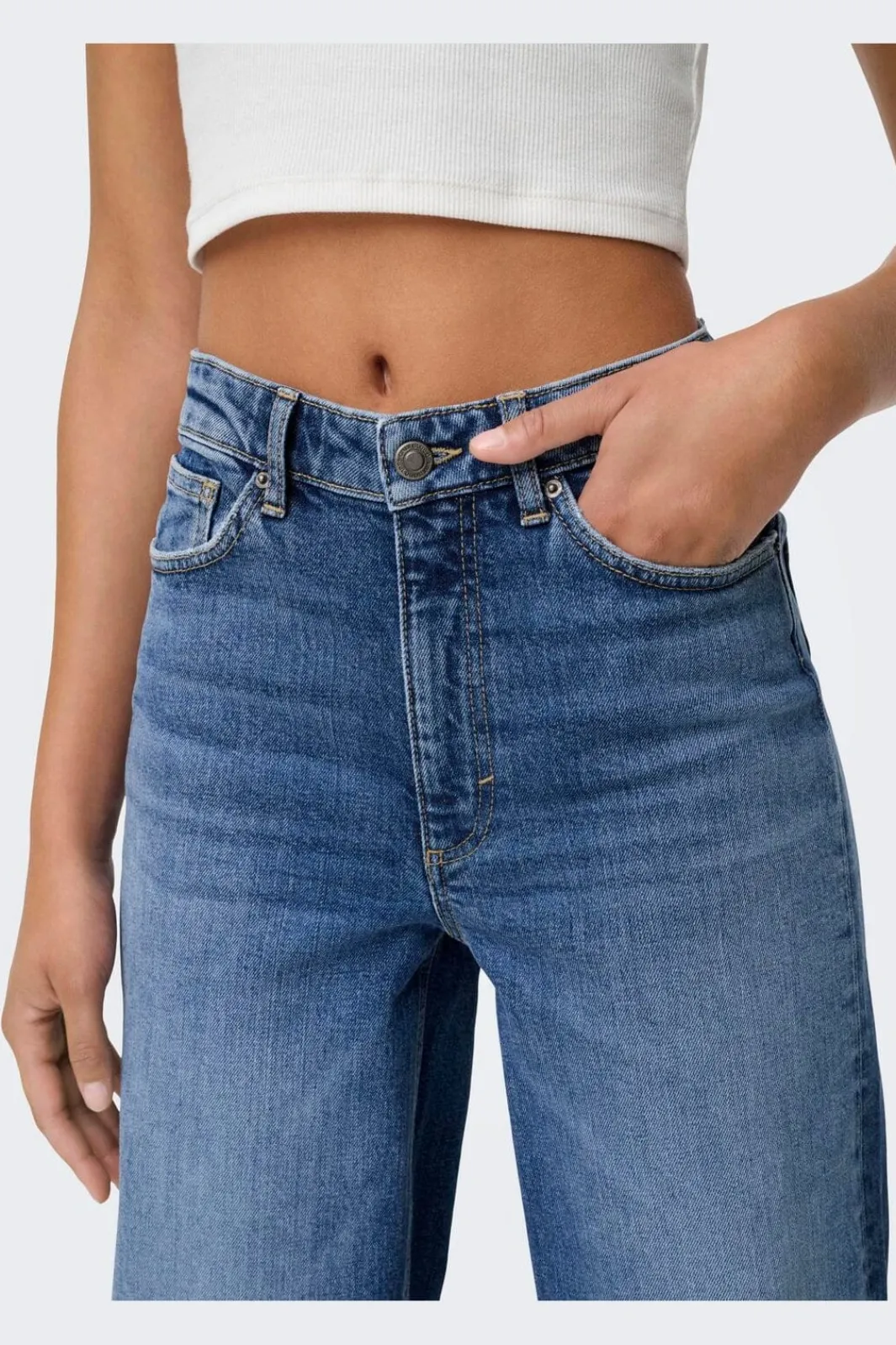Sale Only Onljuicy Wide Leg Dot330 4882568 Dark Blue Denim