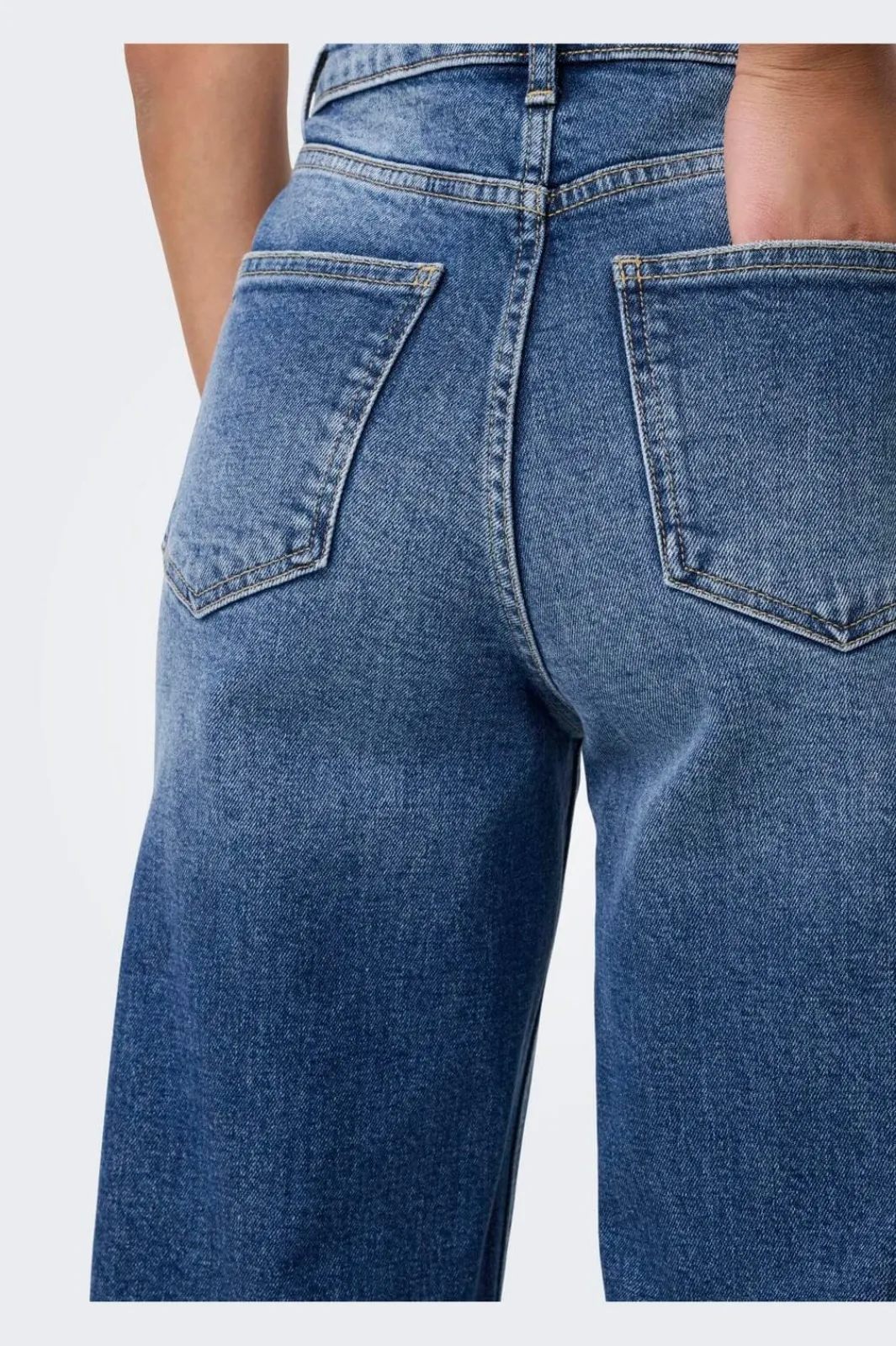Sale Only Onljuicy Wide Leg Dot330 4882568 Dark Blue Denim