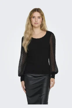 Sale Only Onljulie Life Ls Mix O-Neck Cc Knt 4506142 Black