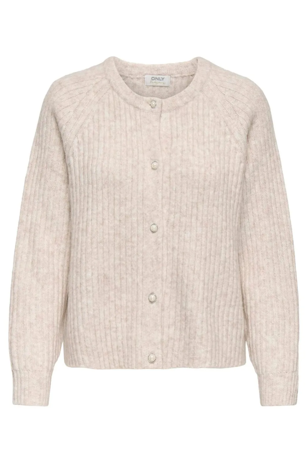 Hot Only Onlkalibu L/S Cardigan Knt 4981918 Ecru Melange