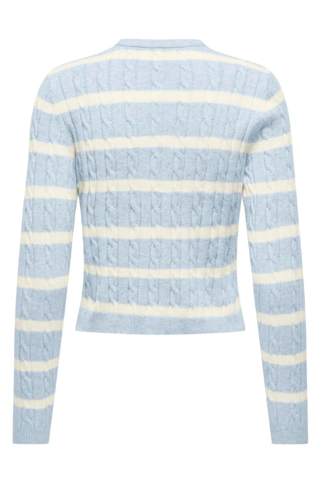 Best Only Onlkatia Ls Cable Button Cardigan Cc Knt 4959317 Cashmere Blue Melange/Babys Breath/Dtm Button