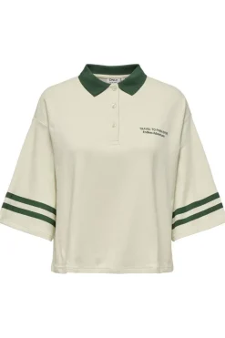 Hot Only Onlkelly S/S Oversized Polo 4767380 Birch Pineneedle+Print California