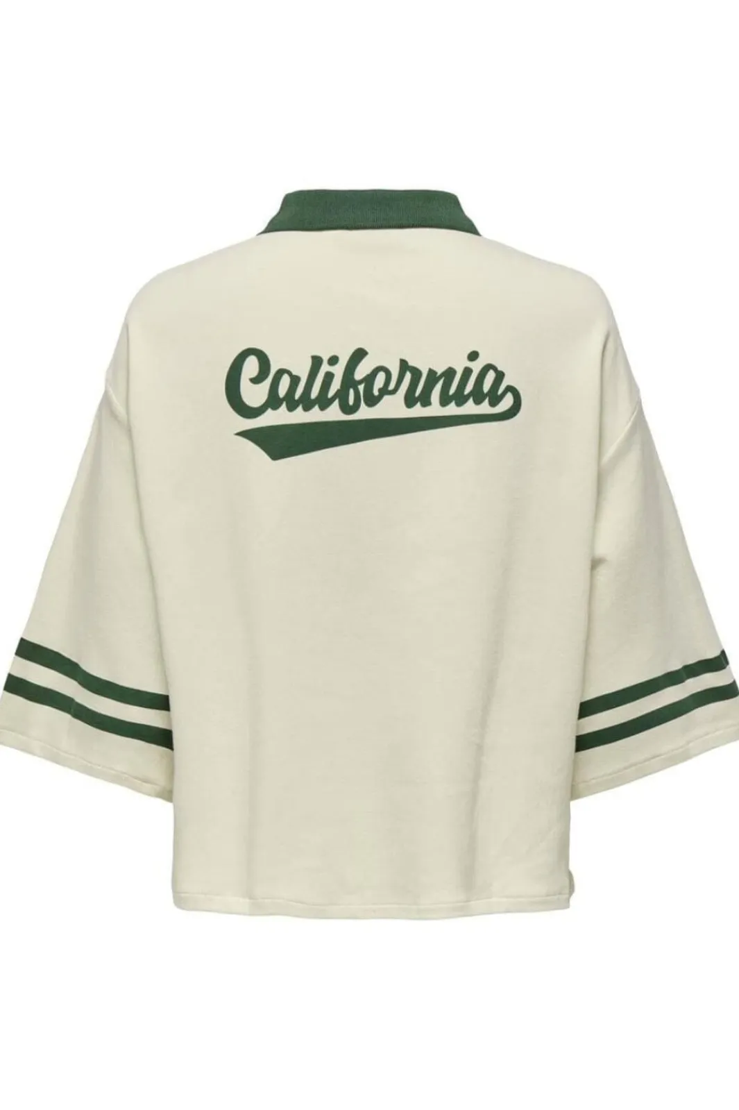 Hot Only Onlkelly S/S Oversized Polo 4767380 Birch Pineneedle+Print California
