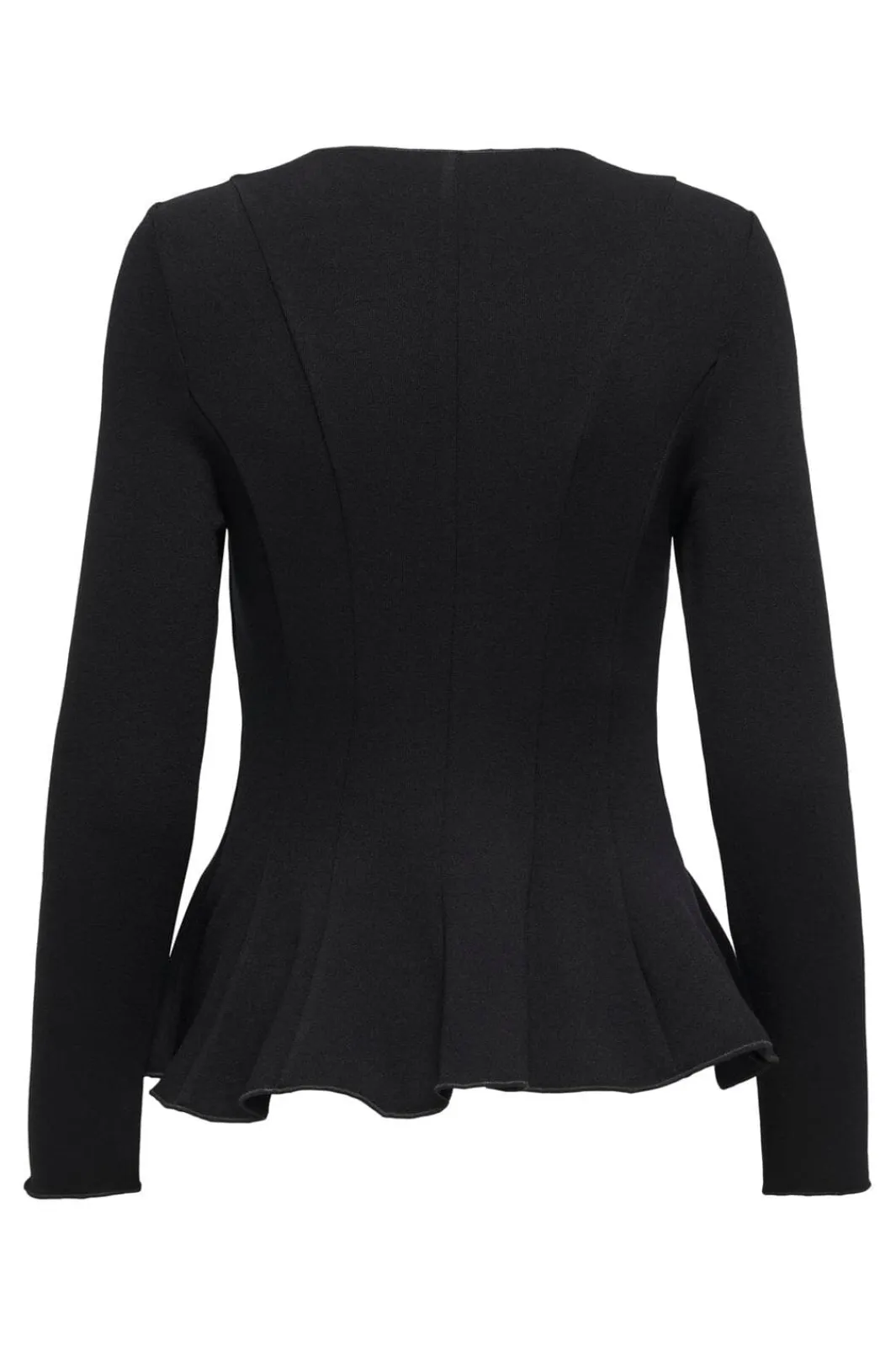 Only Onlkenya L/S Peplum Top 4908166 Black