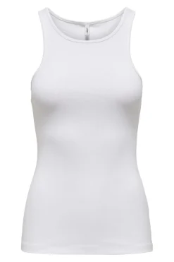 Hot Only Onlkenya Rib Tank Top 3662138 White
