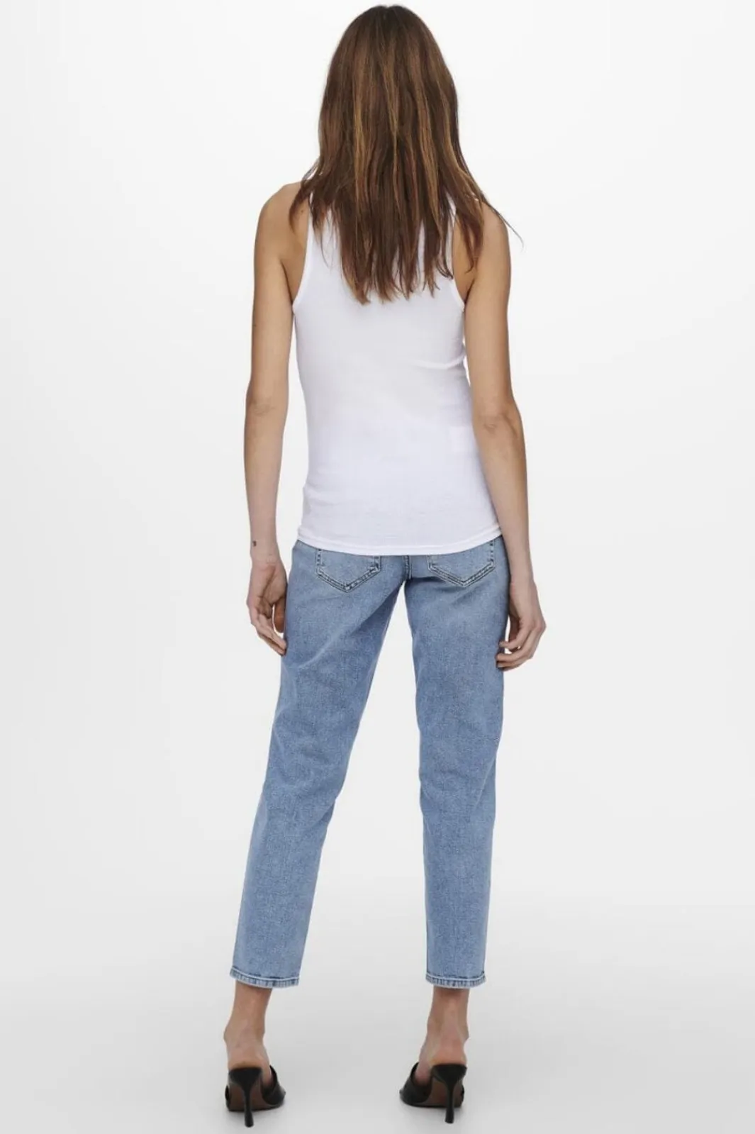 Hot Only Onlkenya Rib Tank Top 3662138 White