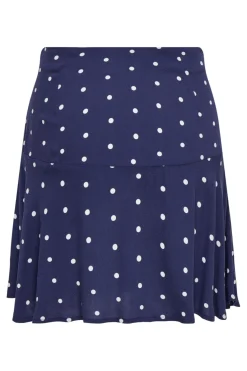 New Only Onlkeshav Short Skirt 4991003 Patriot Blue Dots