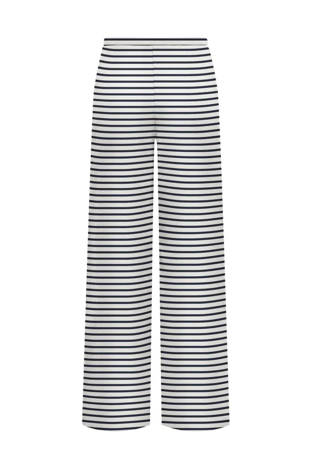 Outlet Only Onlkiss Loose Pant Cc 4987290 Cloud Dancer Luna Stripes Navy Blazer