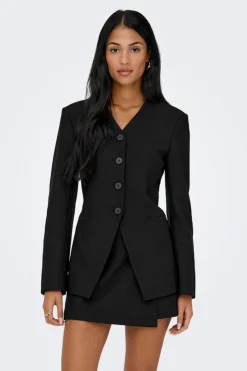 Hot Only Onllamina Life L/S Fit Blazer Tlr 4957646 Black