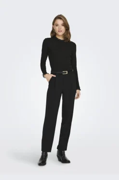 Online Only Onlleslie L/S Lace Mix Top 4141119 Black