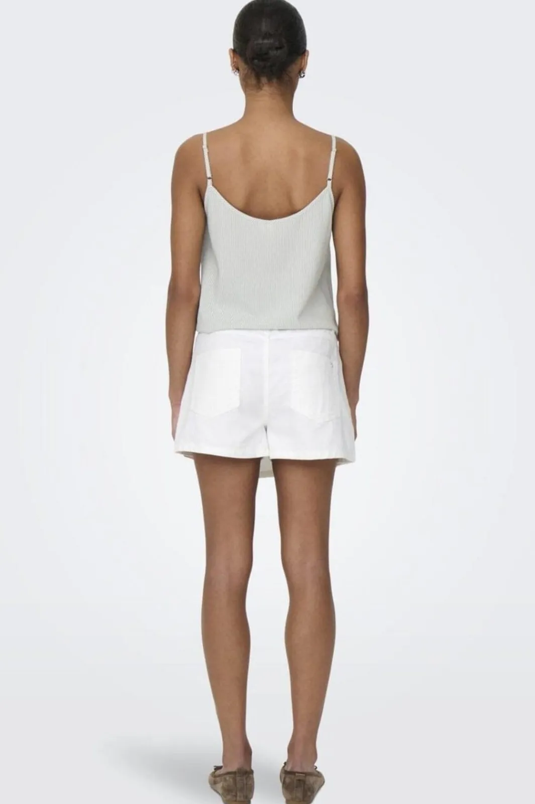 Discount Only Onllesly Reg Lb Skort 4777813 White Denim