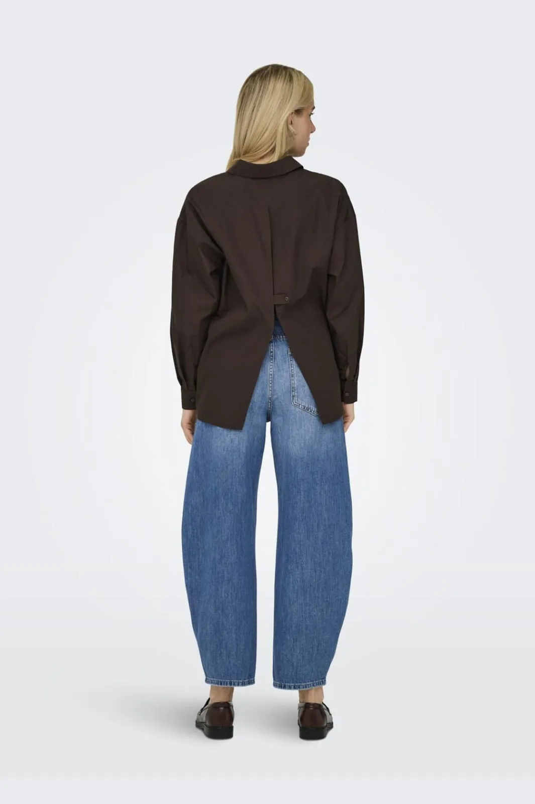 New Only Onllibba L/S Shirt 4951305 Coffee Bean