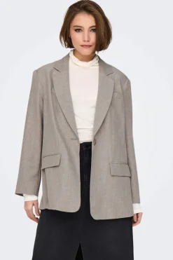 Only Onllinda Ls Boyfr Mel Blazer Tlr 4553279 Fungi Melange