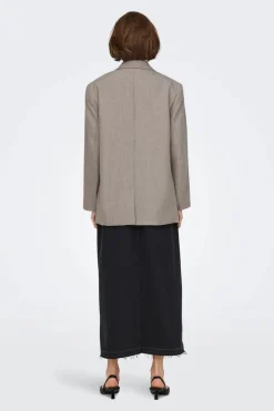 Only Onllinda Ls Boyfr Mel Blazer Tlr 4553279 Fungi Melange