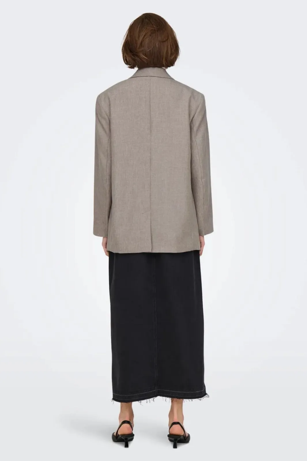 Only Onllinda Ls Boyfr Mel Blazer Tlr 4553279 Fungi Melange