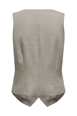 Hot Only Onllinda S/L Mel Fit Waistcoat Tlr 4633901 Fungi Melange