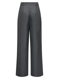 Online Only Onllinda Str Mel Pants Tlr 5034221 Dark Grey Melange