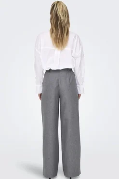 Best Only Onllinda Str Mel Pants Tlr 4769944 Medium Grey Melange