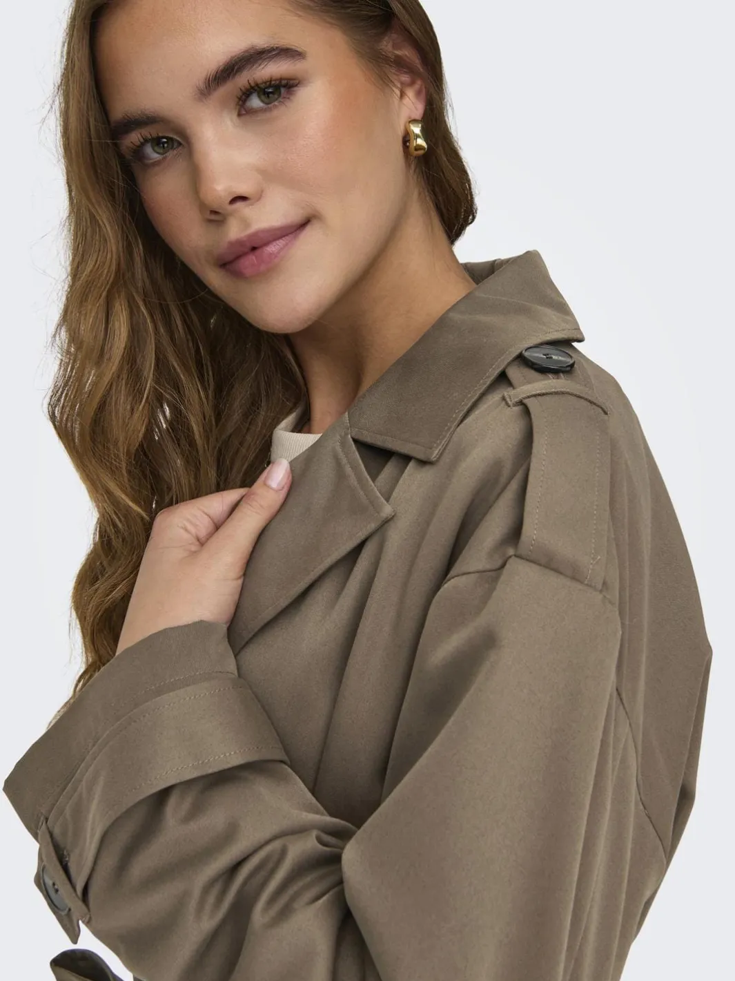 New Only Onlline X-Long Trenchcoat 3504617 Walnut