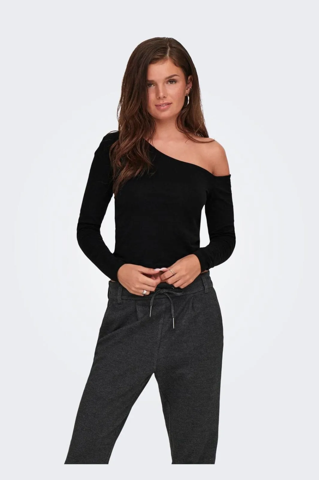 Best Only Onllive Love Life L/S Oneshoulder Topjrs 4710675 Black