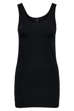 New Only Onllive Love S/L Long Tank Top 1201446 Black