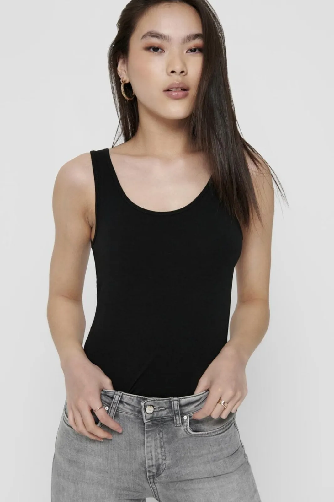Discount Only Onllive Love S/L Tank Top 1912220 Black