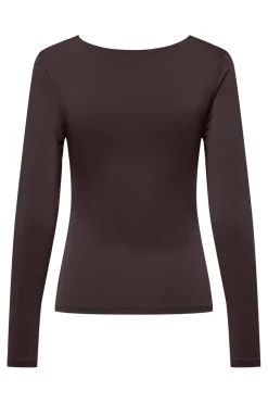 Discount Only Onllone 2-Way L/S Top 4800393 Chocolate Torte
