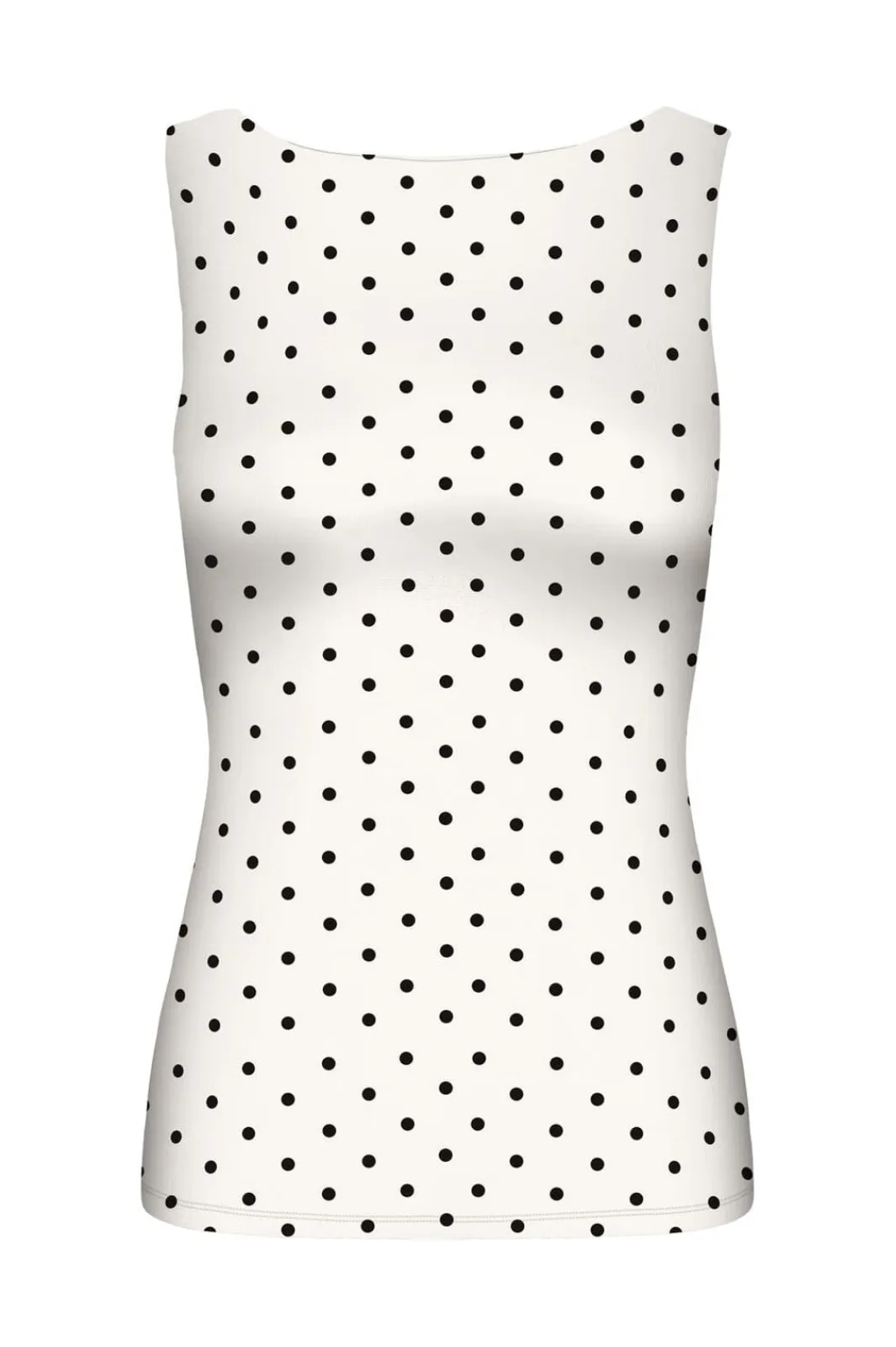 Outlet Only Onllone 2-Way S/L Top 5083276 Cloud Dancer Small Black Dots