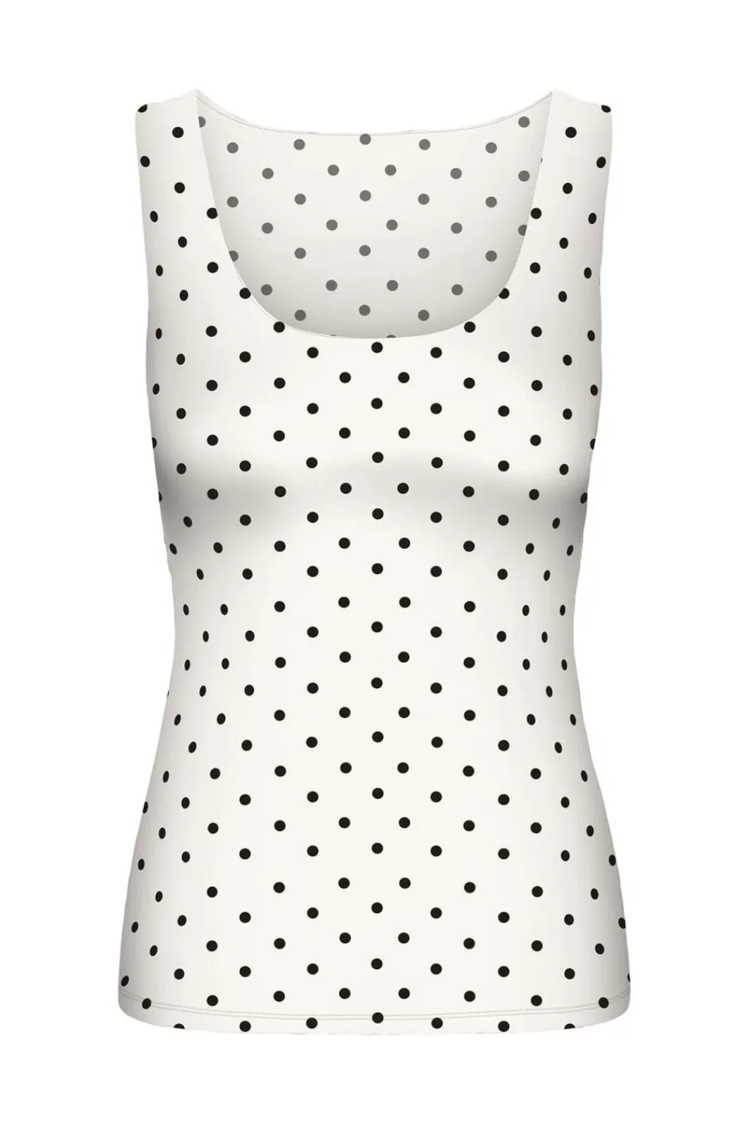 Outlet Only Onllone 2-Way S/L Top 5083276 Cloud Dancer Small Black Dots