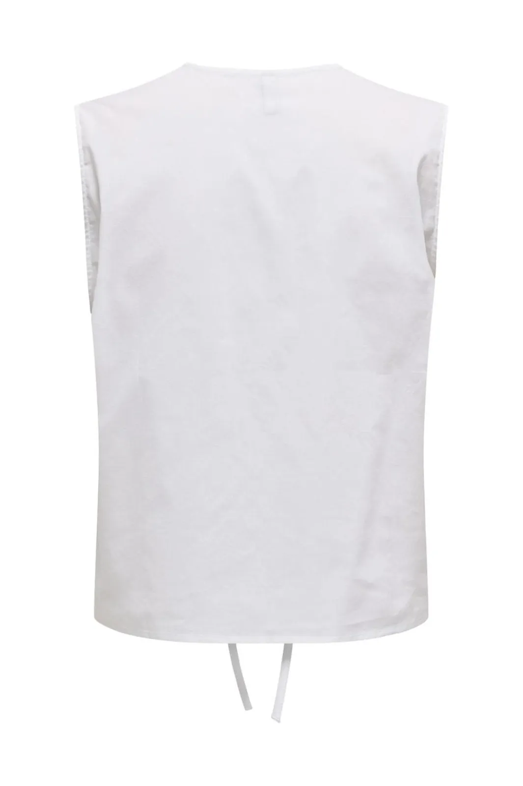 Clearance Only Onllou Life Emb S/L Tie Vest 4738167 Bright White