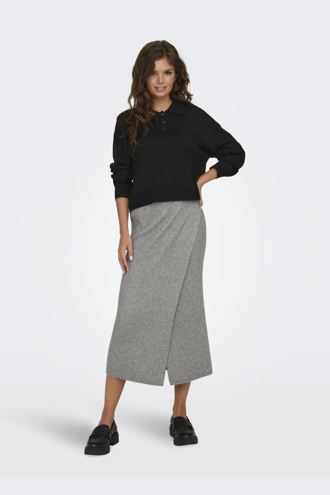 Discount Only Onllucy Ls Polo Neck Knt 4742206 Black
