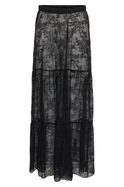 Clearance Only Onllulu Long Lace Skirt 4874872 Black