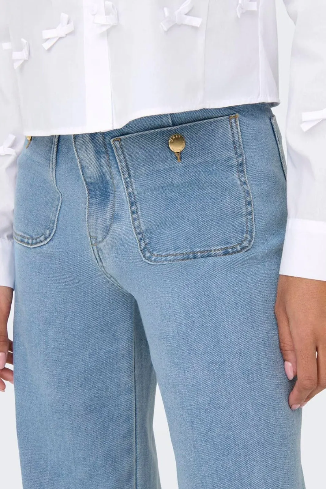 Outlet Only Onlmadeline Wd Pocket Gua221 4845104 Light Blue Denim